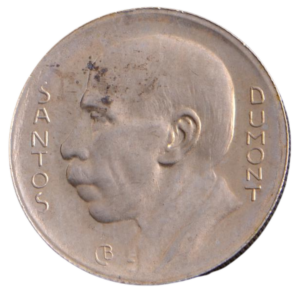 Moeda 5.000 Réis 1936 (Santos Dumont/Prata)