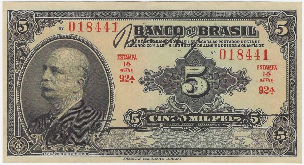 Cédula 1000 Cruzeiros