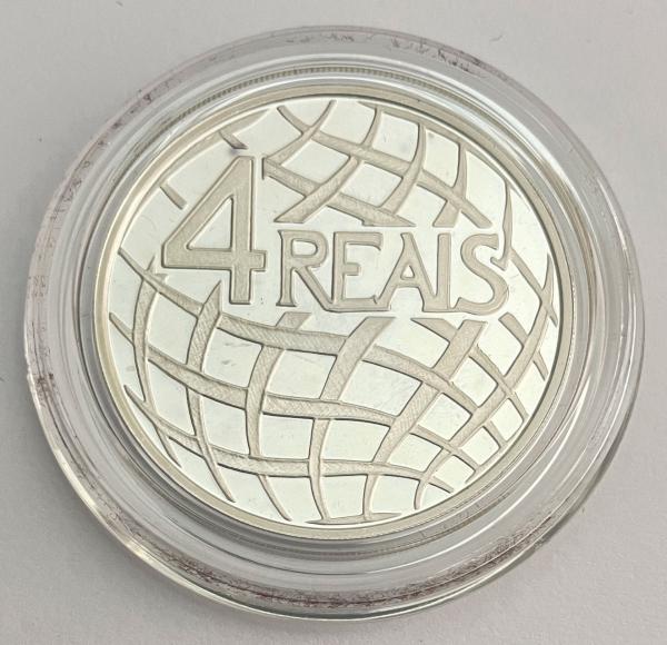 4 Reais 1994 Tetra Taça